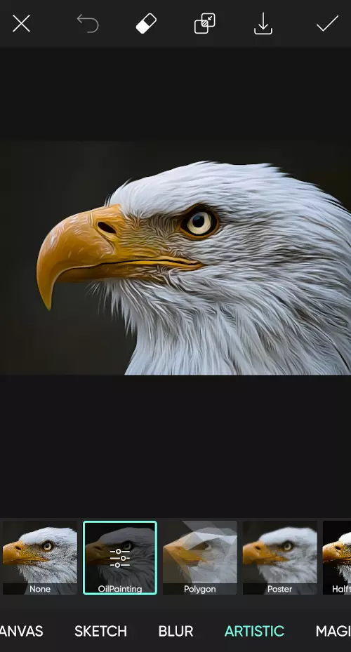 اضافة فلاتر الى الصور