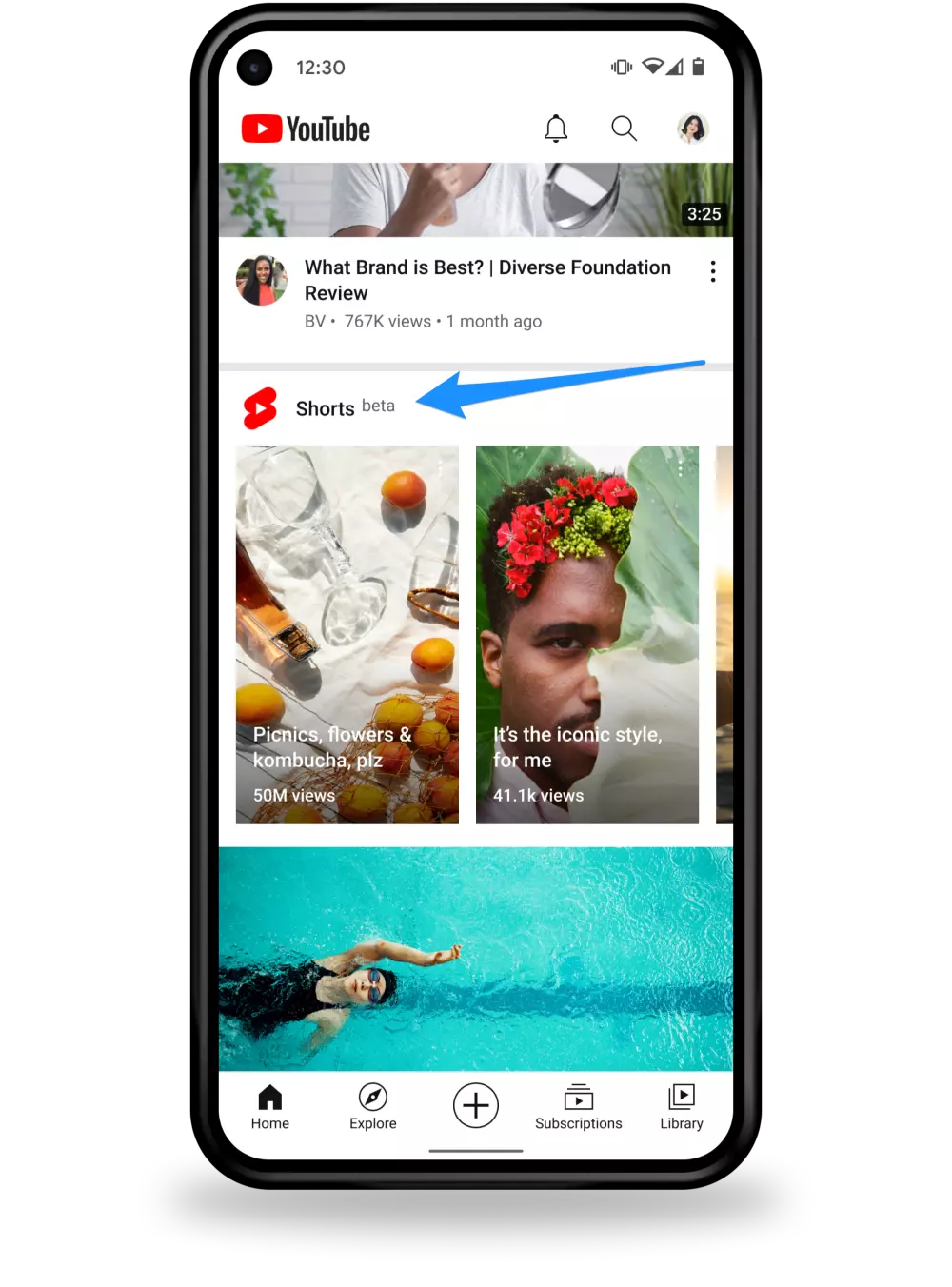 مقاطع يوتوبل shorts